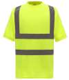 HVJ410 Hi Vis Short Sleeve T Shirt Hi-Vis Yellow colour image